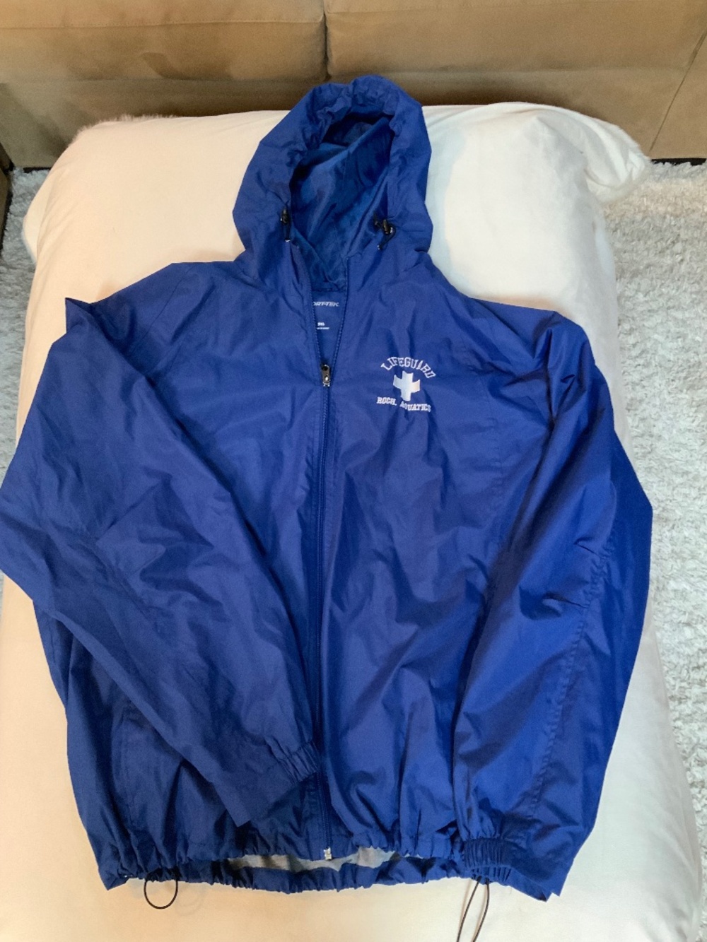 Sport-Tek Blue 3XL Lifeguard Jacket Coastal Swim Cabincore Cottagecore Summer